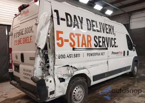 2024 Ram Promaster 2500 Tradesman High Roof 159 Wb W/Pass Seat z USA, uszkodzony, nr VIN 3C6LRVDG4RE133010